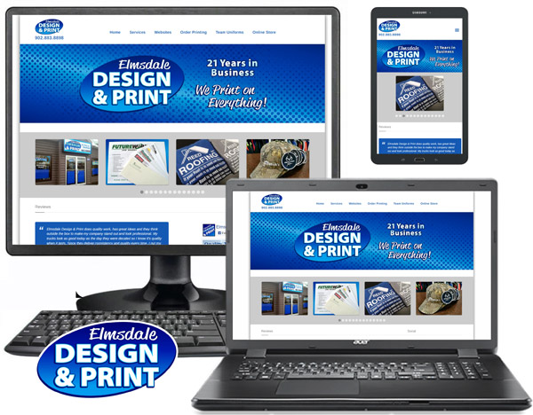 Elmsdale Design & Print Website Sample