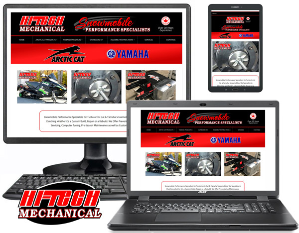 Hi-Tech Mechanical's Website Sample